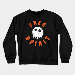 Hipster Ghost Free Spirit Crewneck Sweatshirt